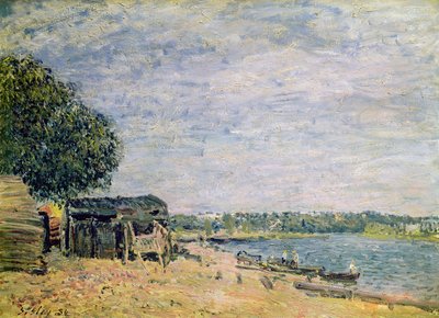 The landscape of Saint-Mammes by Alfred Sisley